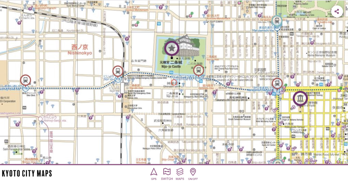 Downtown Kyoto Map - Ogp