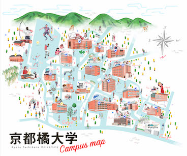 京都橘大学 バーチャルオープンキャンパスマップ Stroly事例紹介